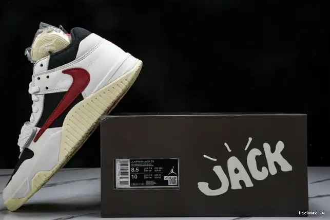 Cheap MAX Jumpman Scott TR x Red University Travis FZ8117-101 Jordan Jack 0609